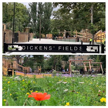 Dickens' Fields play area
